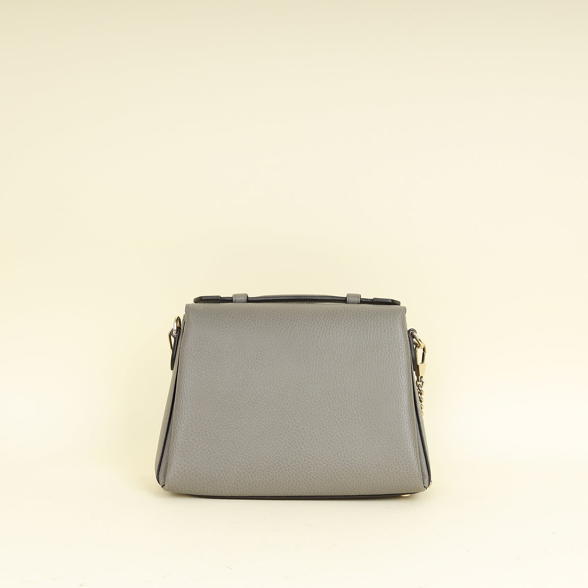 Gucci Gray Interlocking G Top Handle Bag