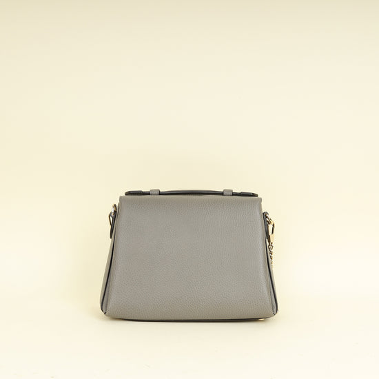 Gucci Gray Interlocking G Top Handle Bag