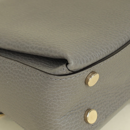 Gucci Gray Interlocking G Top Handle Bag