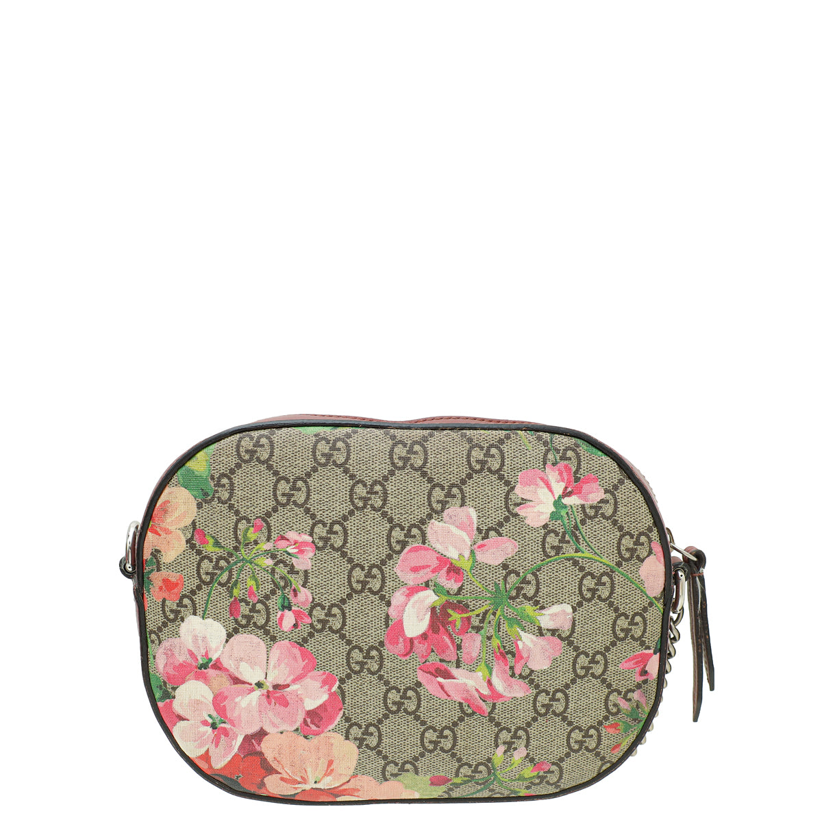 Gucci Bicolor GG Supreme Blooms Print Mini Chain Shoulder Bag-Gucci-THE CLOSET