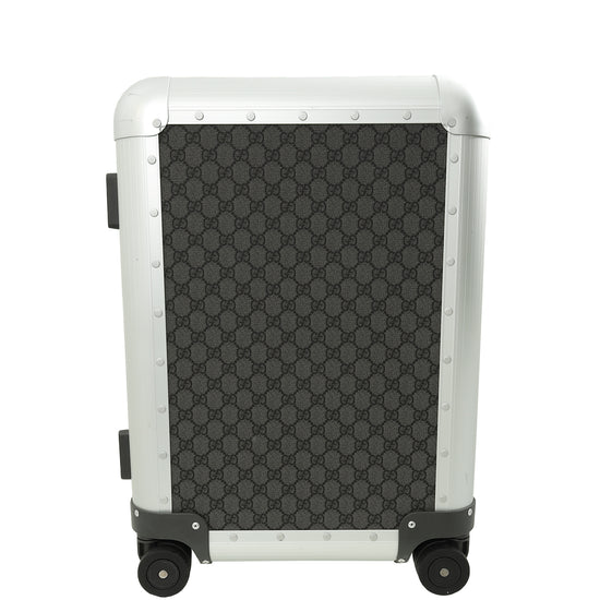 Gucci Grey GG Supreme Porter Cabin Plus Trolley