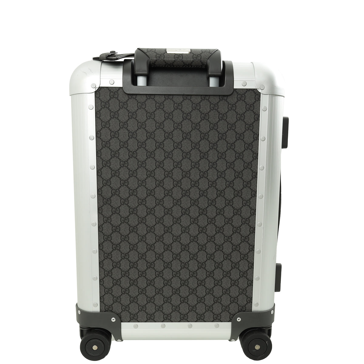 Gucci Grey GG Supreme Porter Cabin Plus Trolley