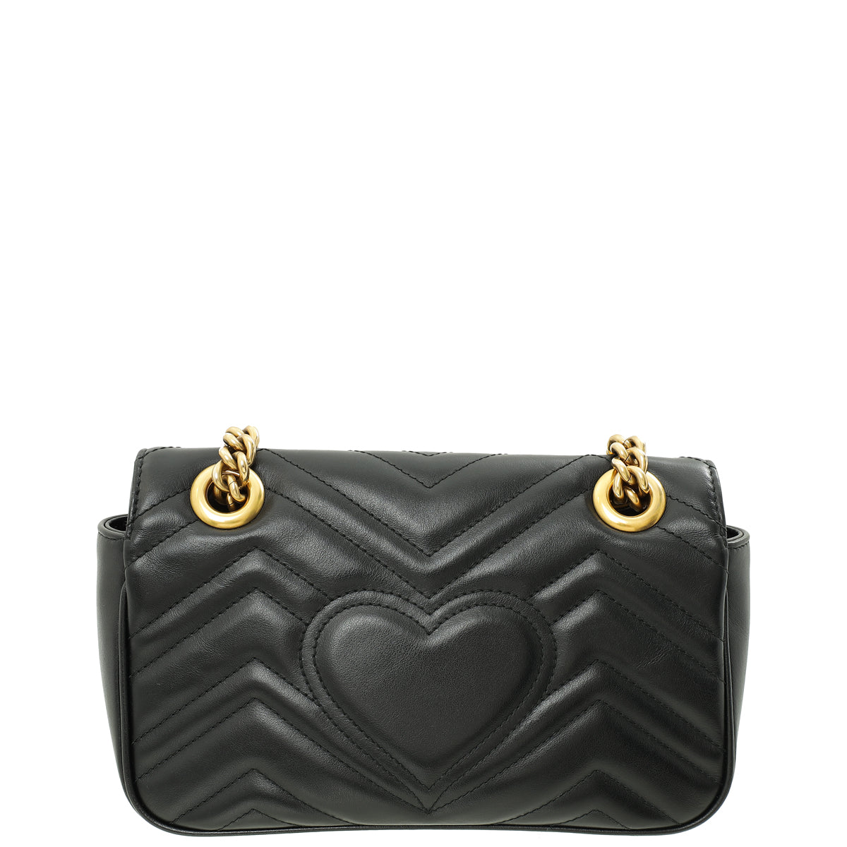 Gucci Black GG Marmont Mini Shoulder Bag-Gucci-THE CLOSET