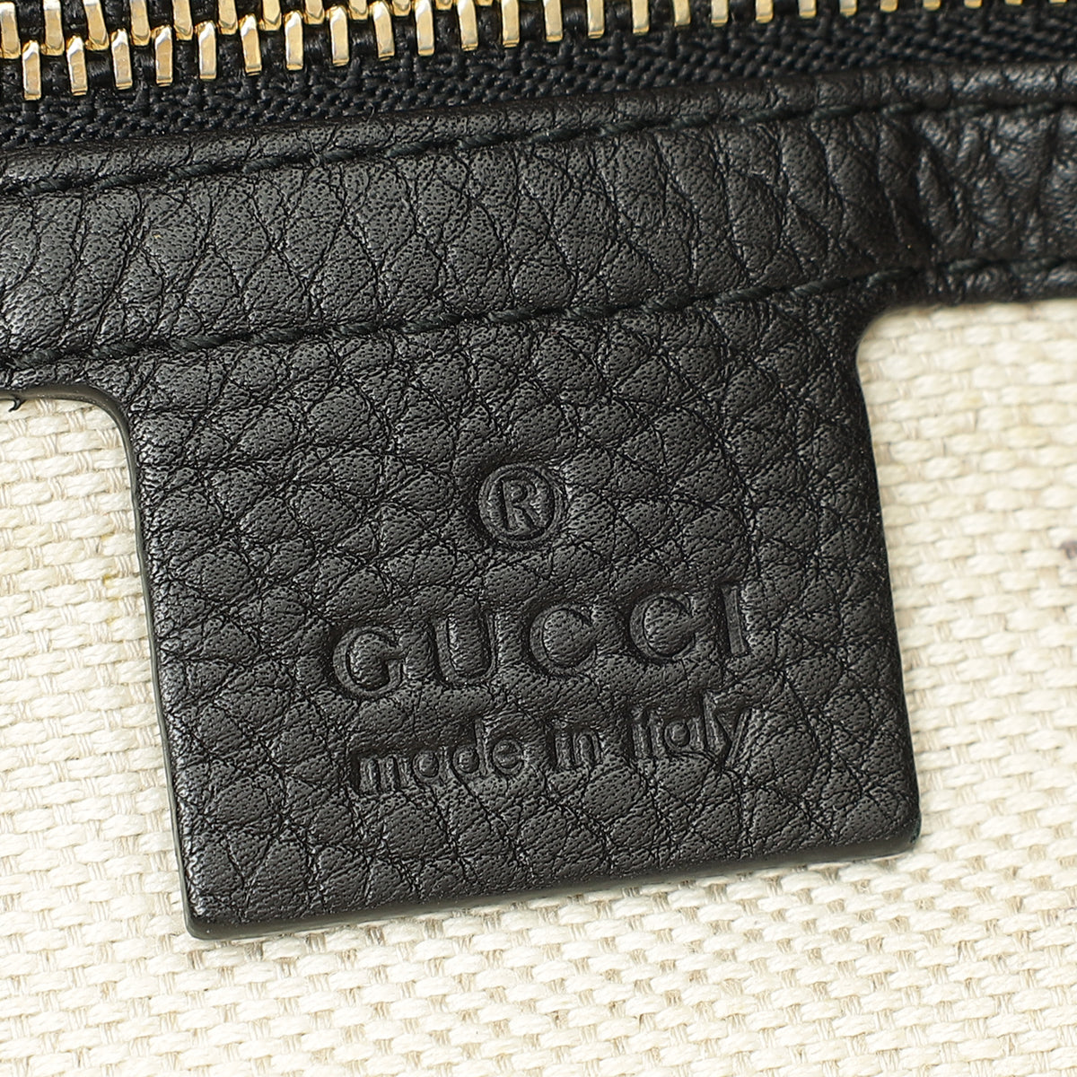 Gucci Black Soho Top Handle Satchel Small Bag