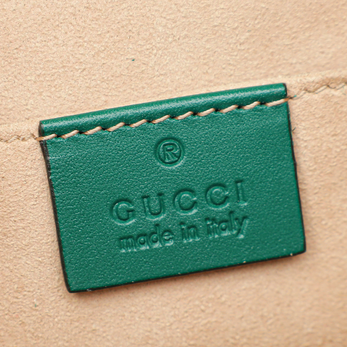 Gucci Green GG Guccissima Small Shoulder Bag