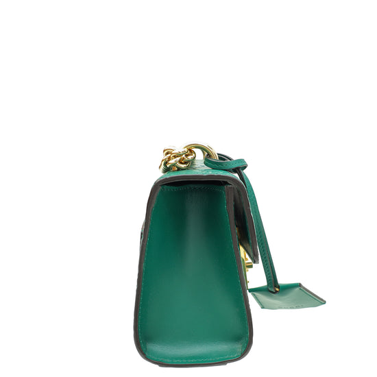 Gucci Green GG Guccissima Small Shoulder Bag