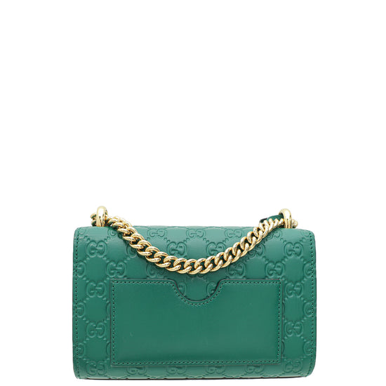 Gucci Green GG Guccissima Small Shoulder Bag