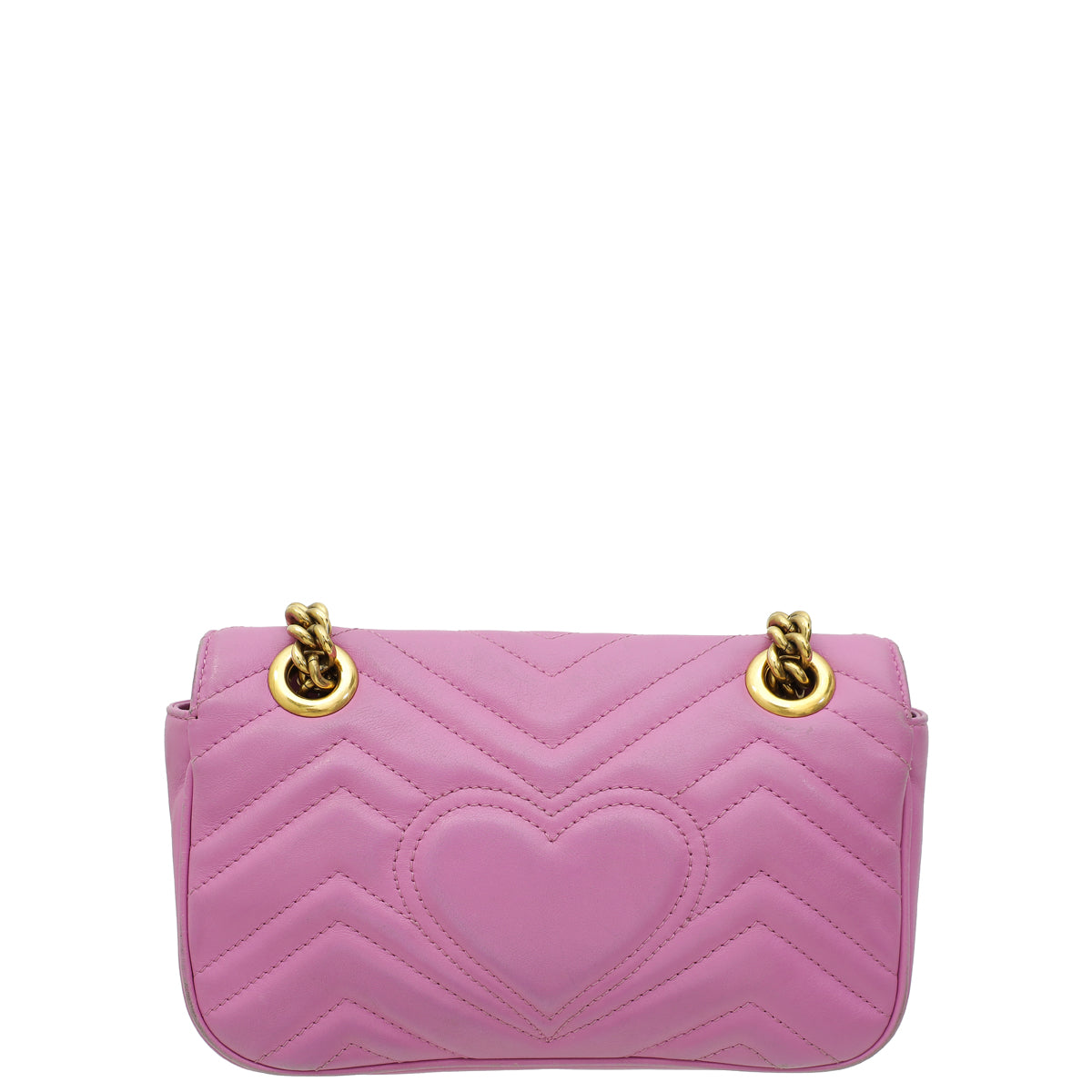 Gucci Pink GG Marmont Mini Shoulder Bag