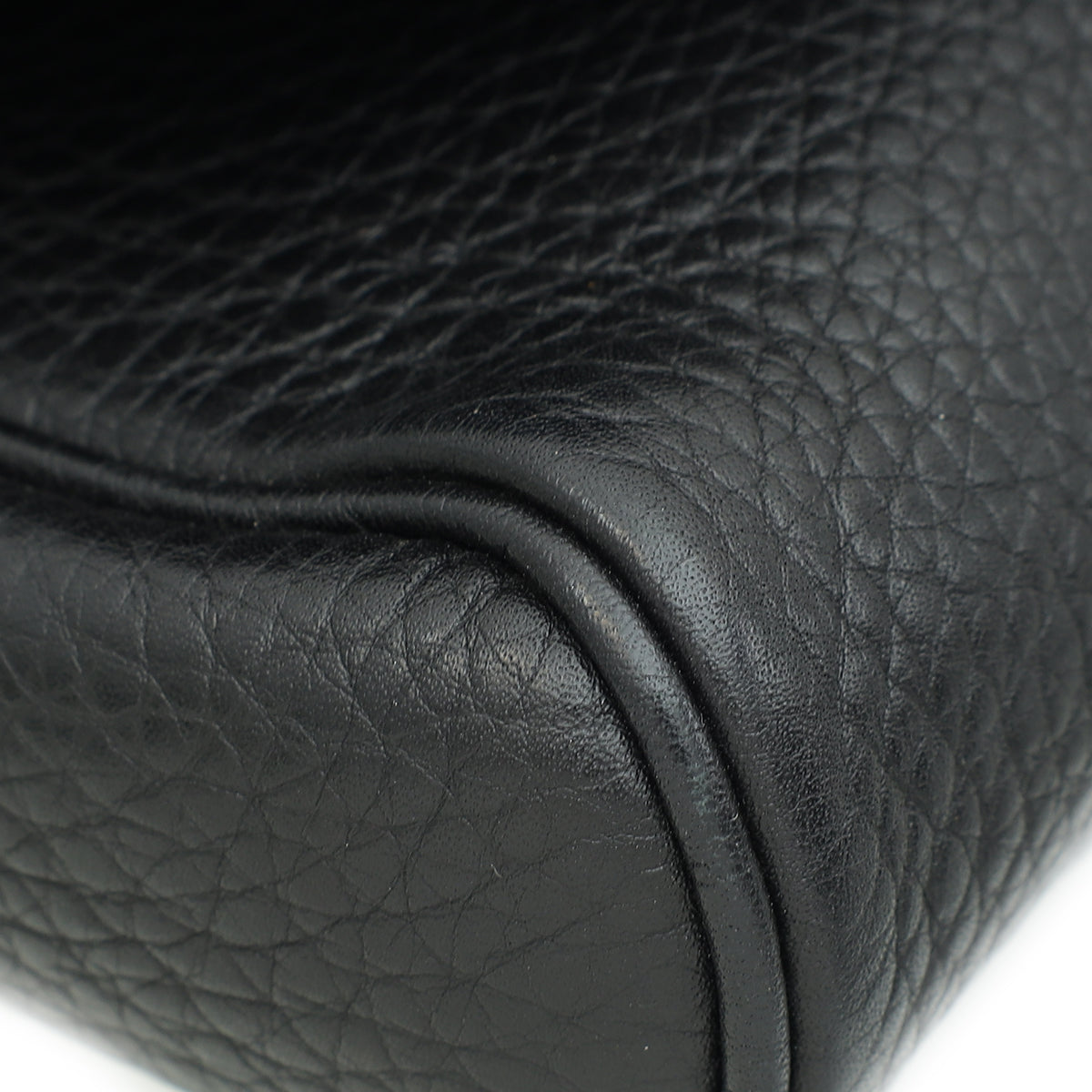 Gucci Black Python Greenwich Chain Clutch