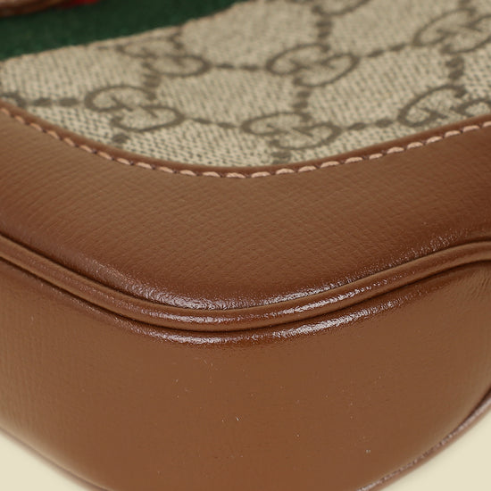 Gucci Ebony GG Supreme Jackie 1961 Mini Bag-Gucci-THE CLOSET