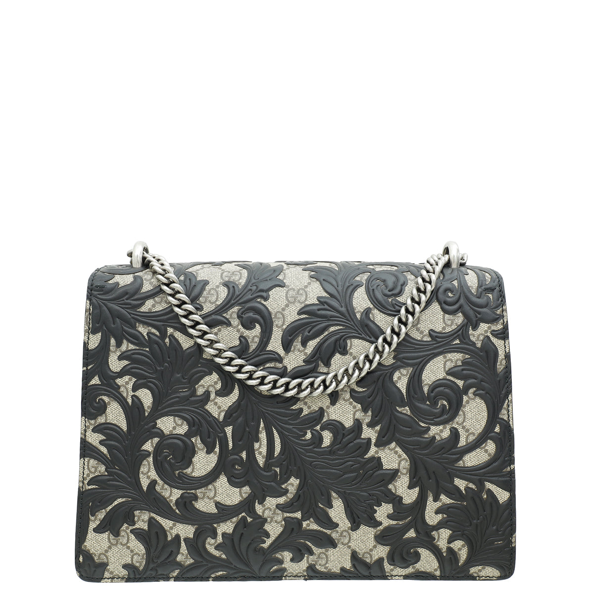 Gucci Bicolor GG Supreme Arabesque Medium Dionysus Shoulder Bag