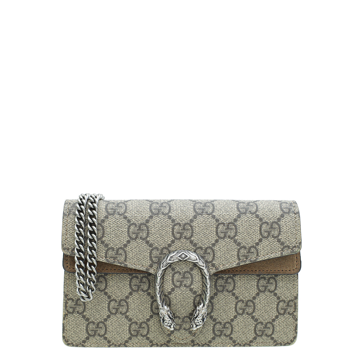 Gucci Bicolor GG Supreme Dionysus Super Mini Bag-Gucci-THE CLOSET