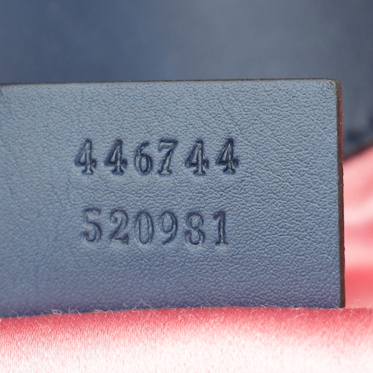 Gucci Blue GG Denim Marmont Pearl Mini Shoulder Bag-Gucci-THE CLOSET