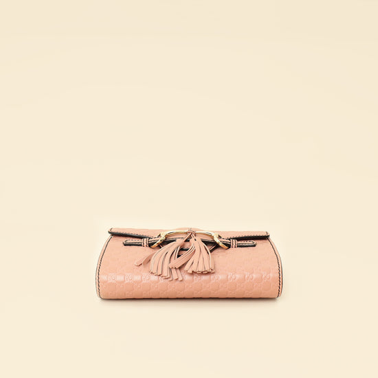 Gucci Dusty Pink Microguccissima Mini Emily Bag-Gucci-THE CLOSET
