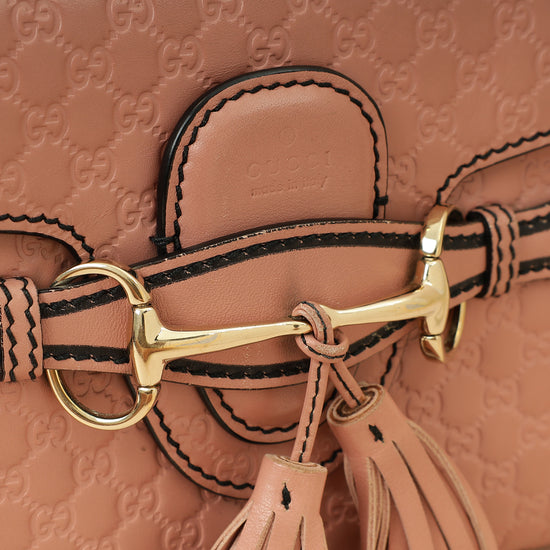 Gucci Dusty Pink Microguccissima Mini Emily Bag-Gucci-THE CLOSET