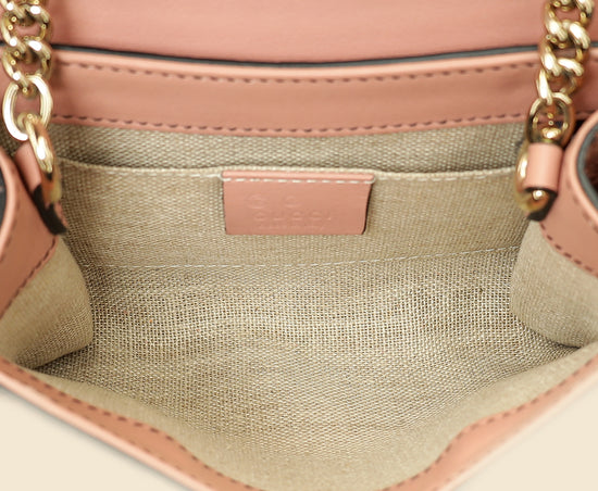Gucci Dusty Pink Microguccissima Mini Emily Bag-Gucci-THE CLOSET