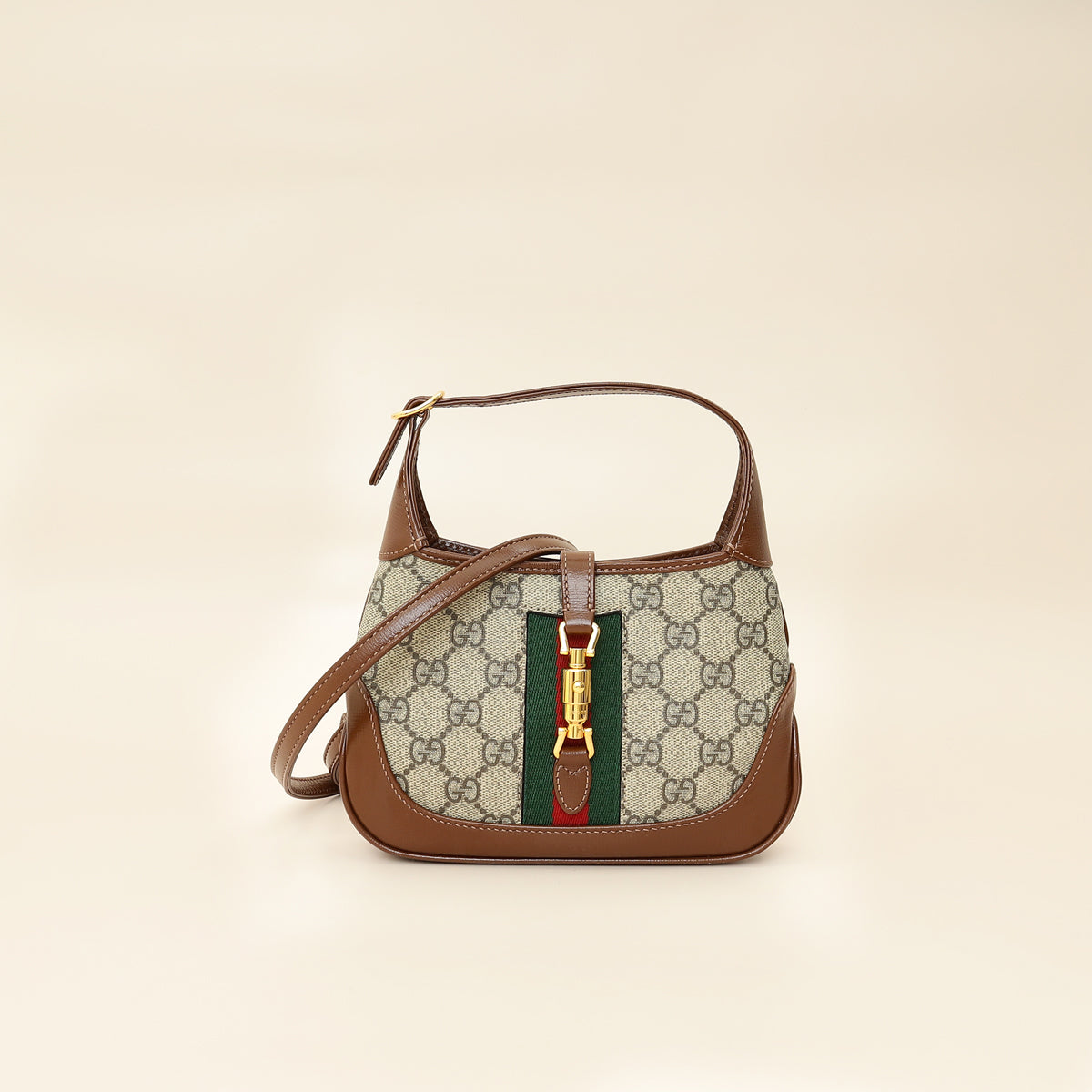 Gucci Bicolor GG Supreme Jackie 1961 Mini Bag-Gucci-THE CLOSET