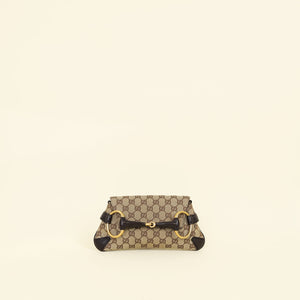 Gucci Bicolor GG Horsebit Clutch