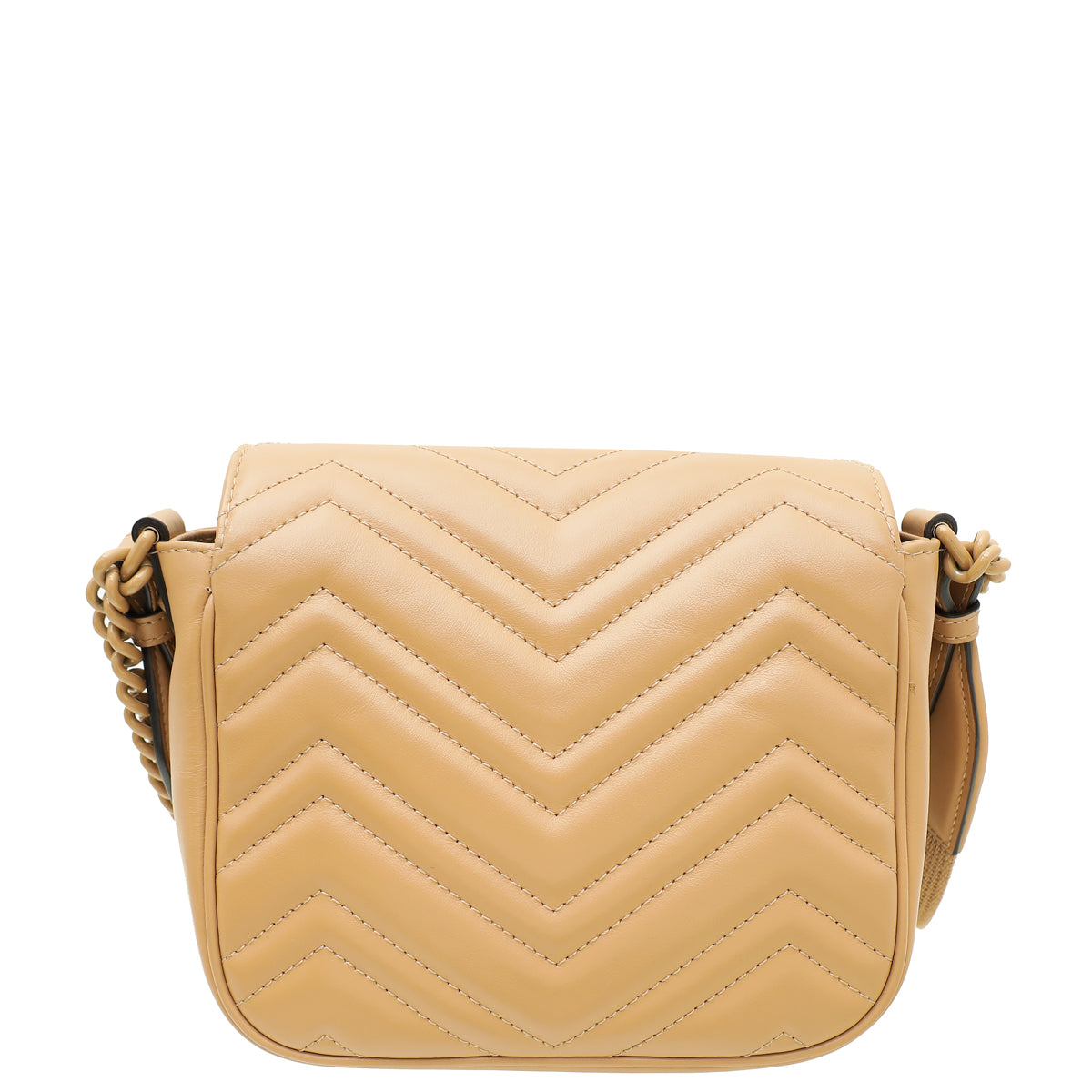 Gucci Nude GG Marmont Mini Shoulder Bag