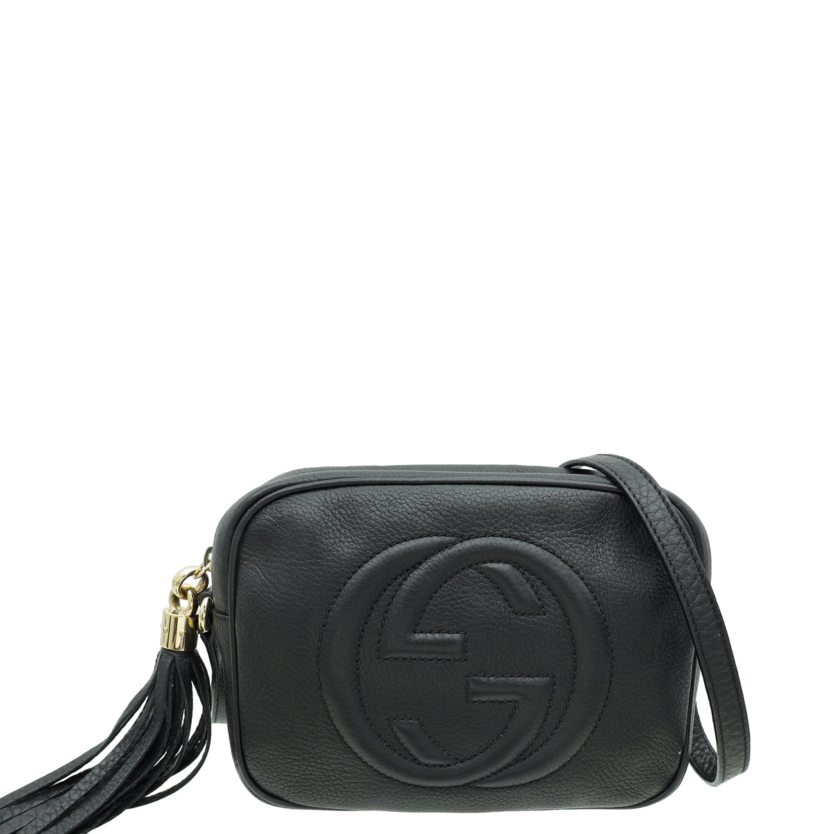 Gucci Black Soho Tassel Camera Bag