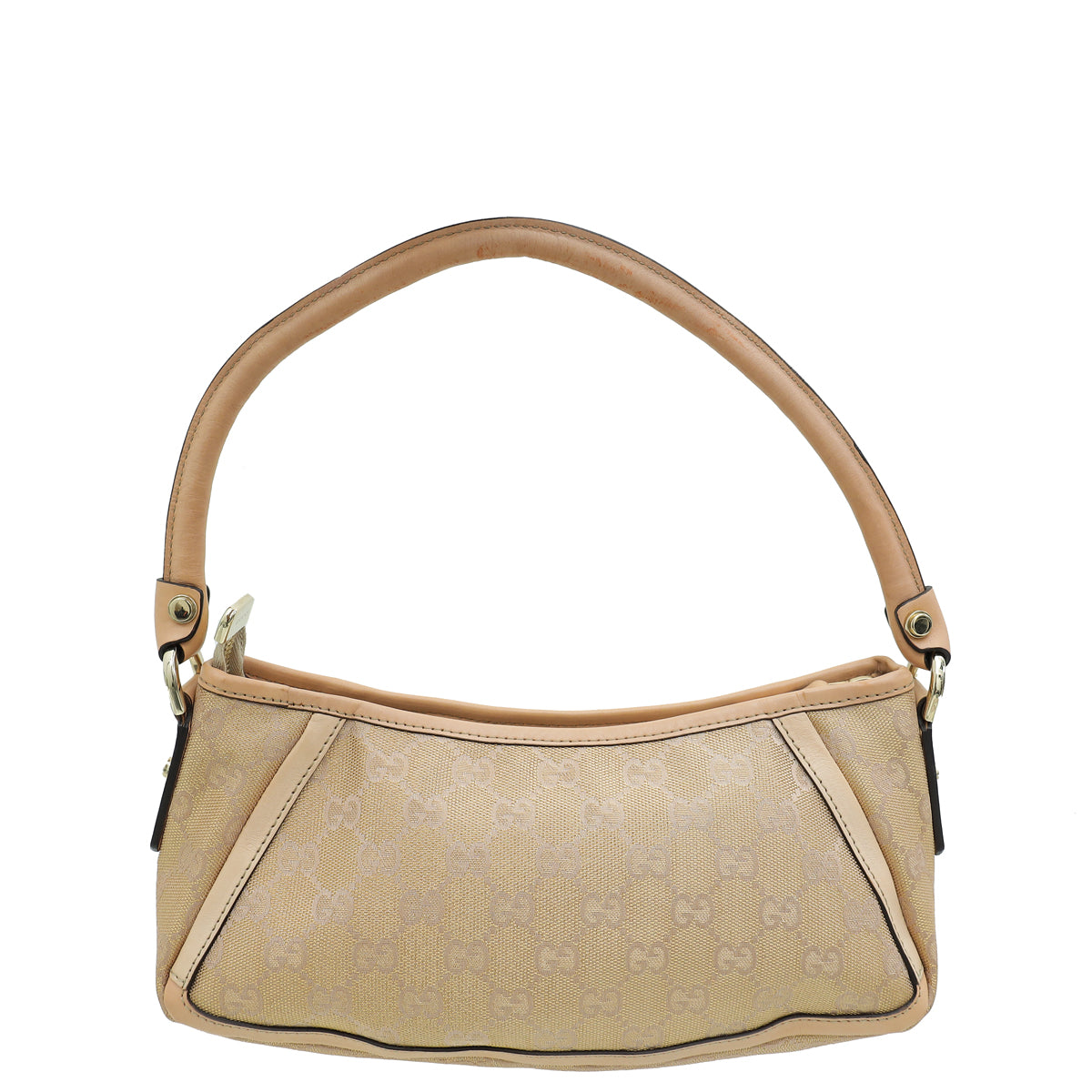 Gucci Metallic Beige GG Abbey Pochette