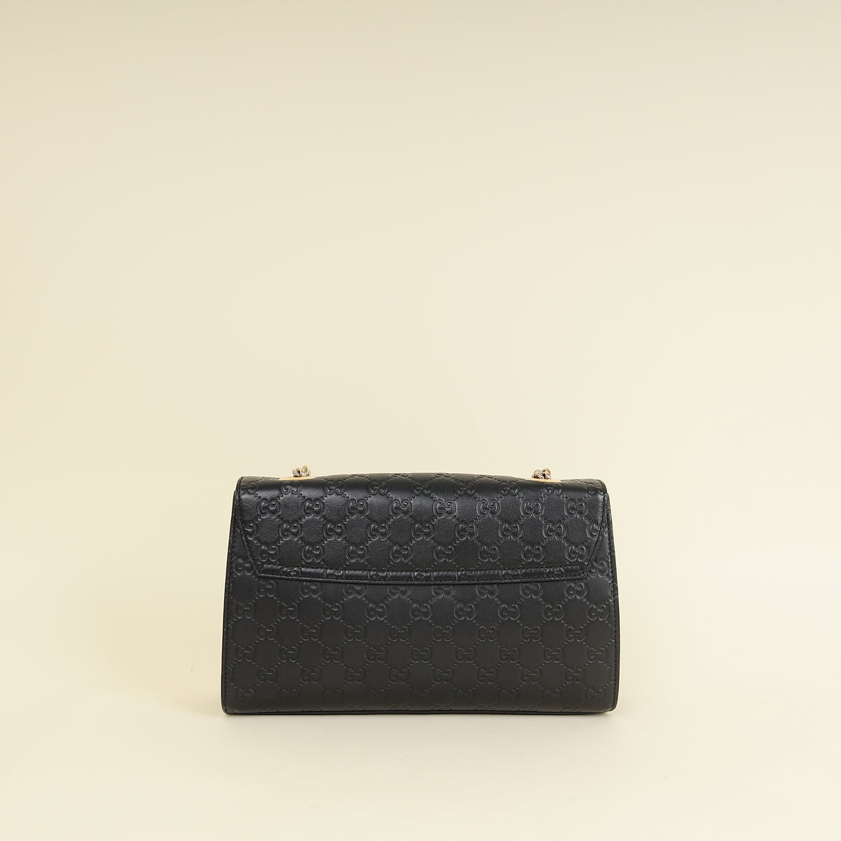 Gucci Balck Guccissima Emily Medium Shoulder Bag-Gucci-THE CLOSET