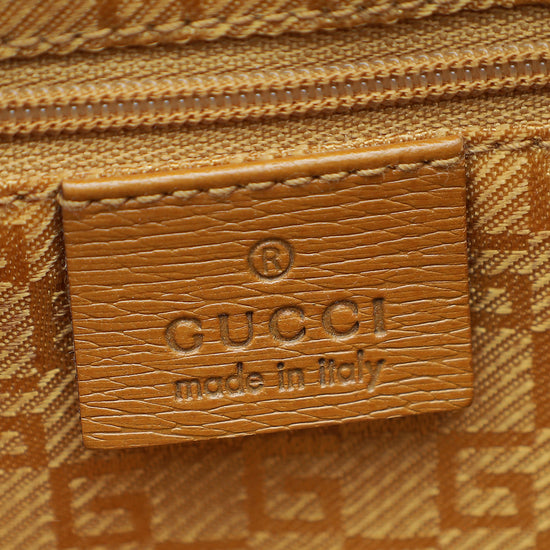 Gucci Brown Vintage G Shoulder Bag