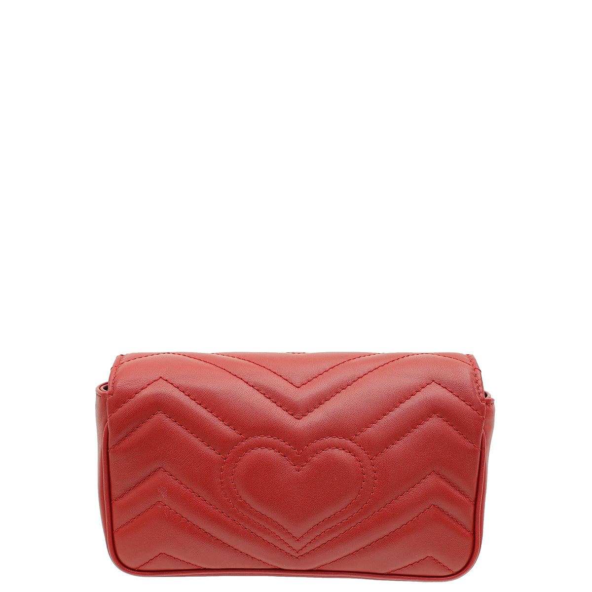 Gucci Red GG Marmont Super Mini Bag-Gucci-THE CLOSET