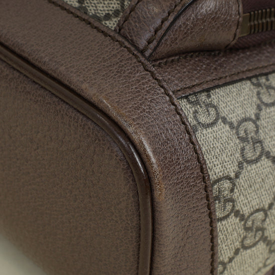 Gucci Bicolor GG Supreme Ophidia Small Backpack Bag