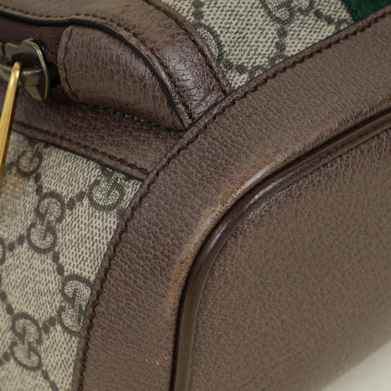 Gucci Bicolor GG Supreme Ophidia Small Backpack Bag