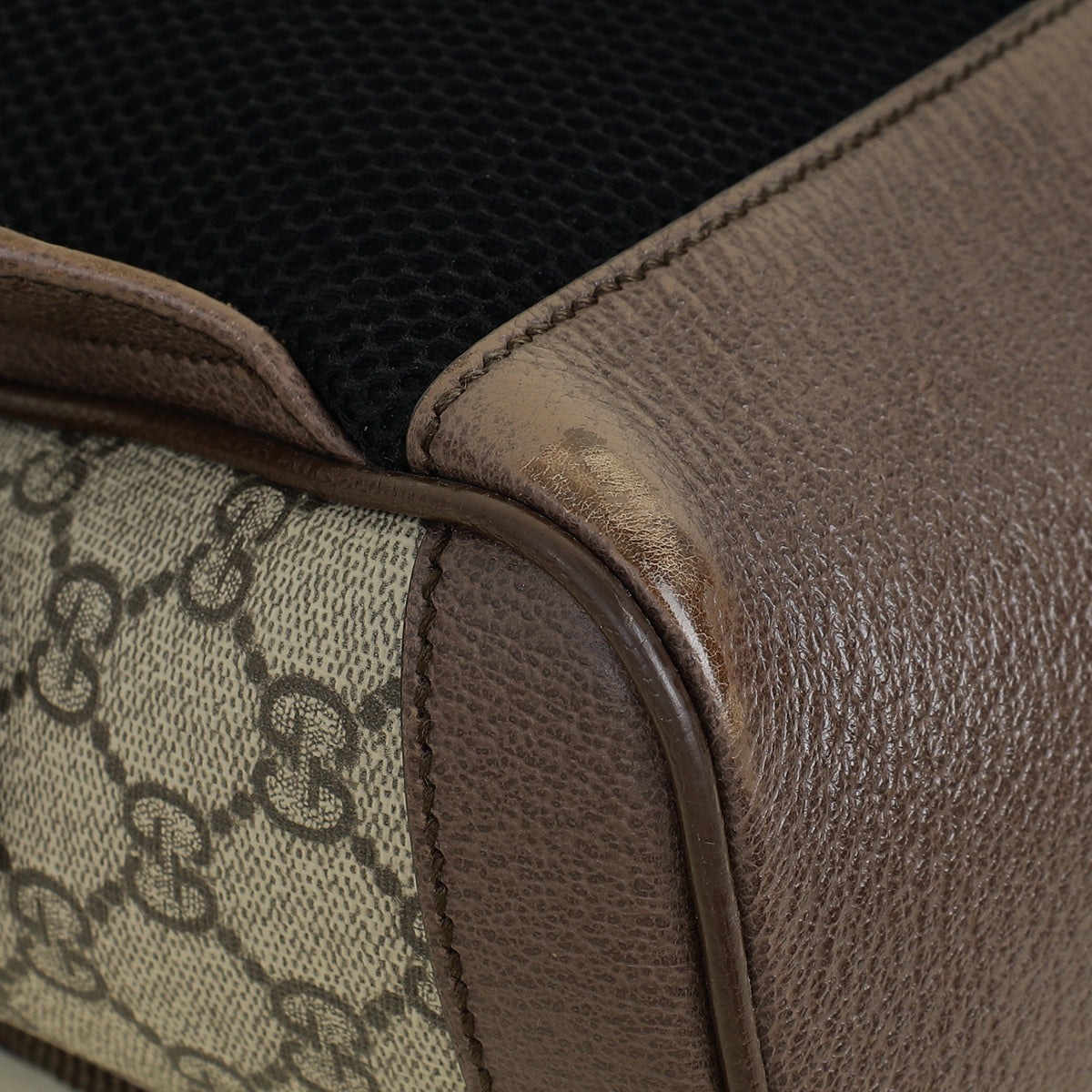 Gucci Bicolor GG Supreme Ophidia Small Backpack Bag