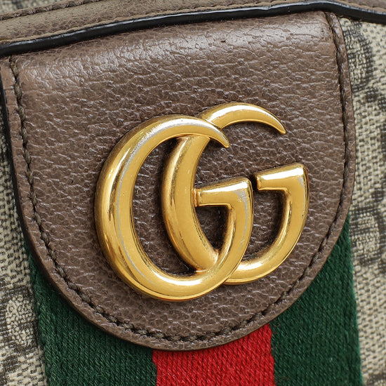 Gucci Bicolor GG Supreme Ophidia Small Backpack Bag