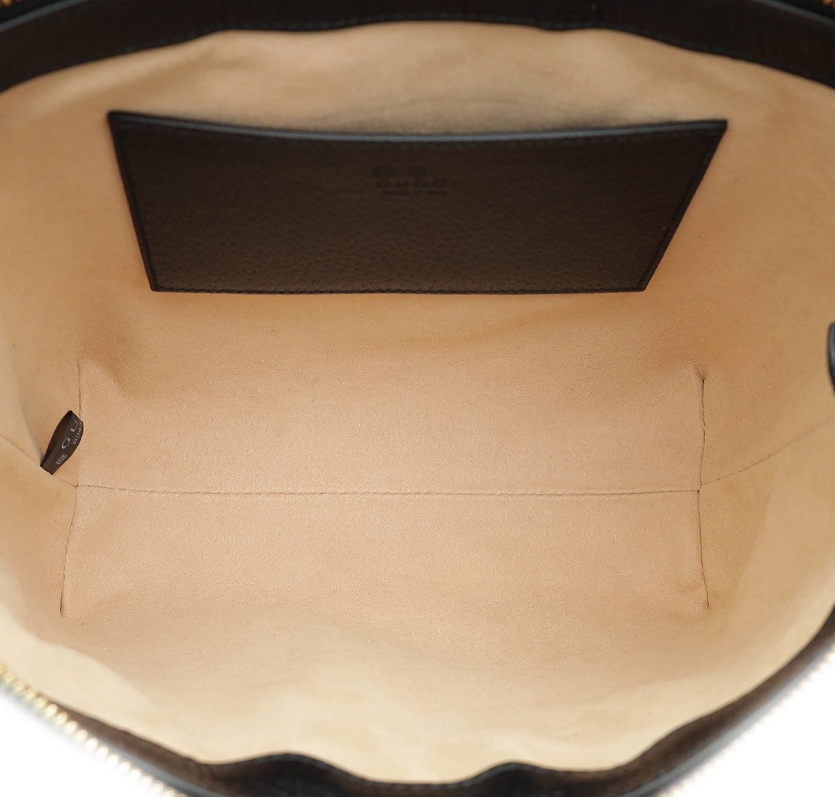 Gucci Black Ophidia Small Tote Shoulder Bag