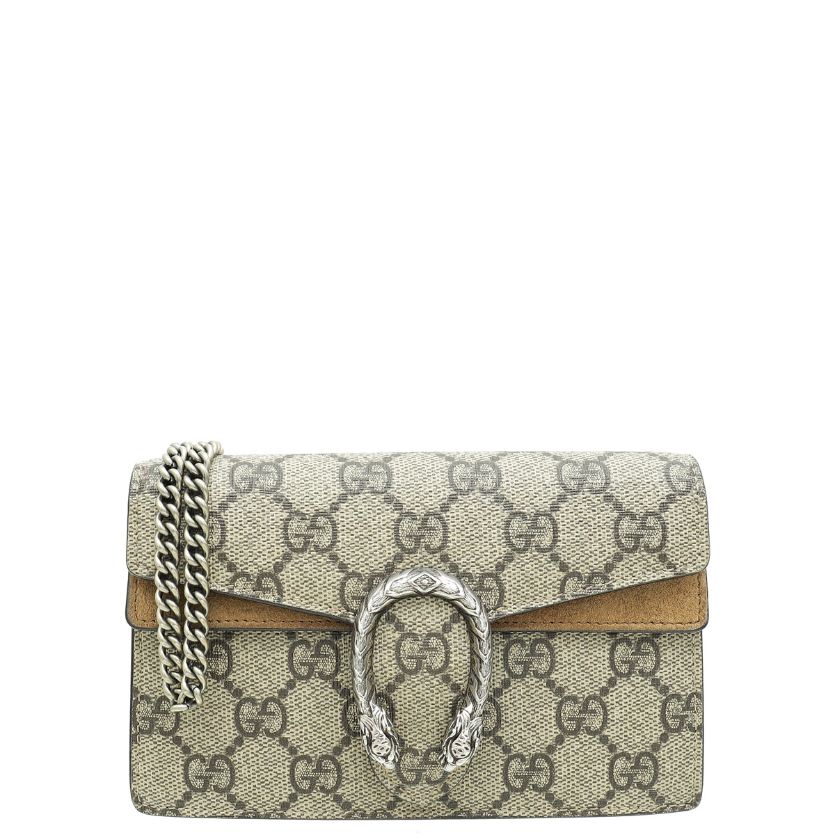 Gucci Bicolor GG Supreme Super Mini Dionysus Bag-Gucci-THE CLOSET