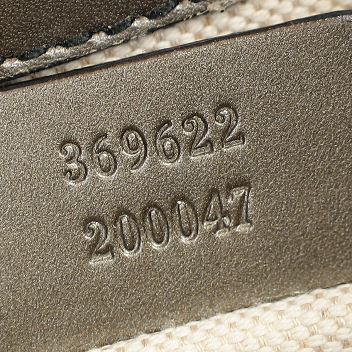 Gucci Metallic Gray GG Shine Mini Emily Bag