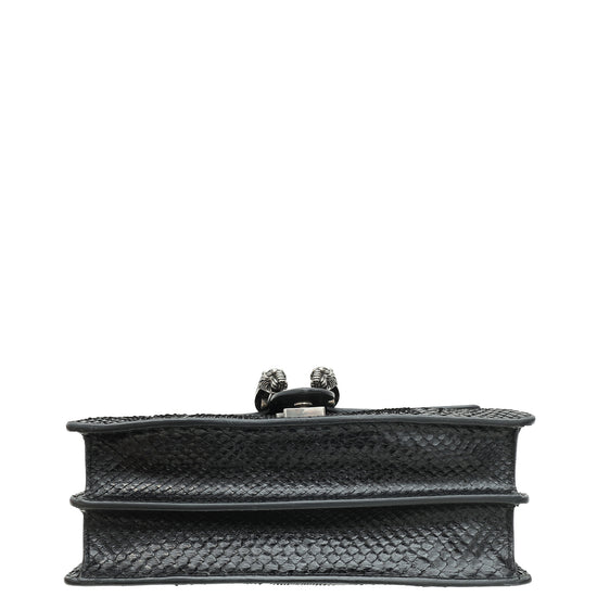 Gucci Black Python Dionysus Small Shoulder Bag