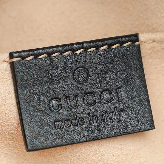 Gucci Black GG Marmont Small Belt Bag