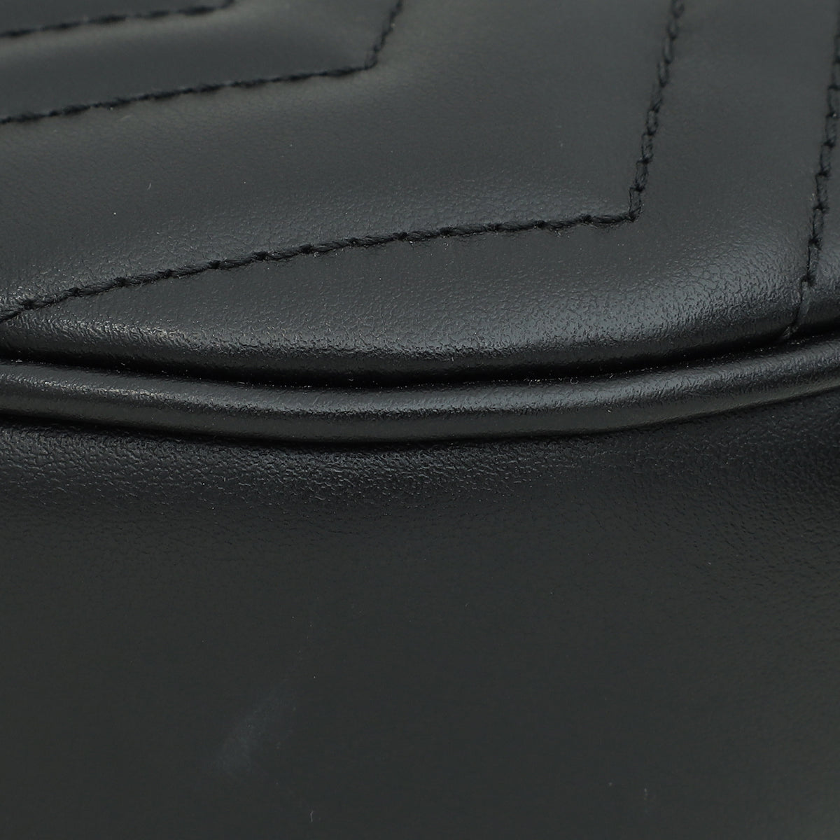 Gucci Black GG Marmont Chain Hobo Shoulder Bag-Gucci-THE CLOSET