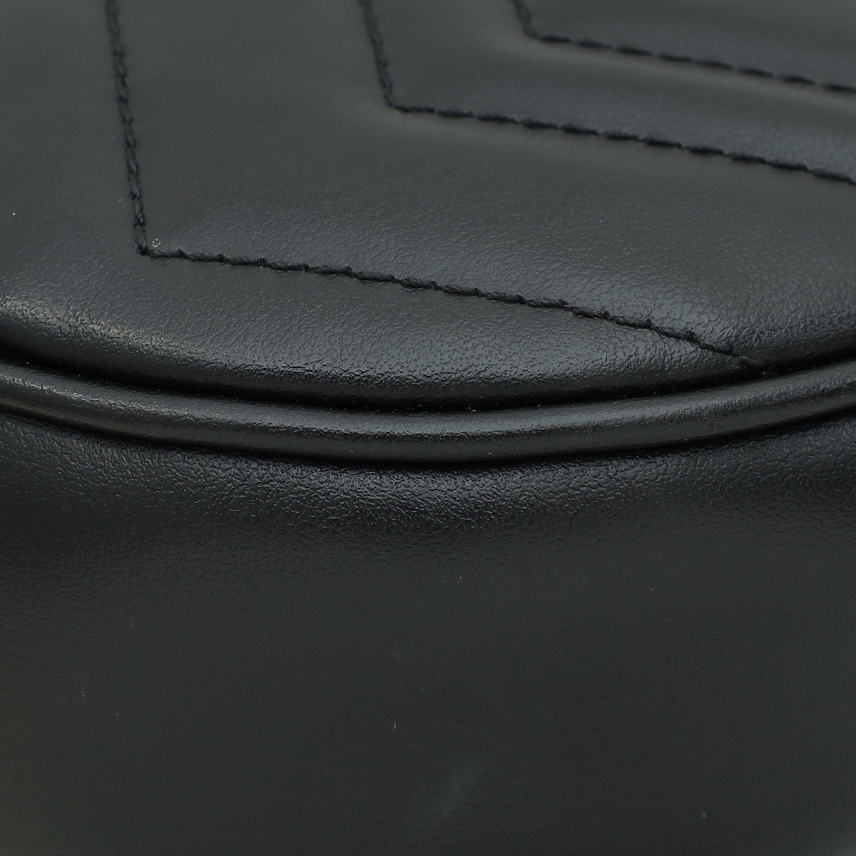 Gucci Black GG Marmont Chain Hobo Shoulder Bag-Gucci-THE CLOSET