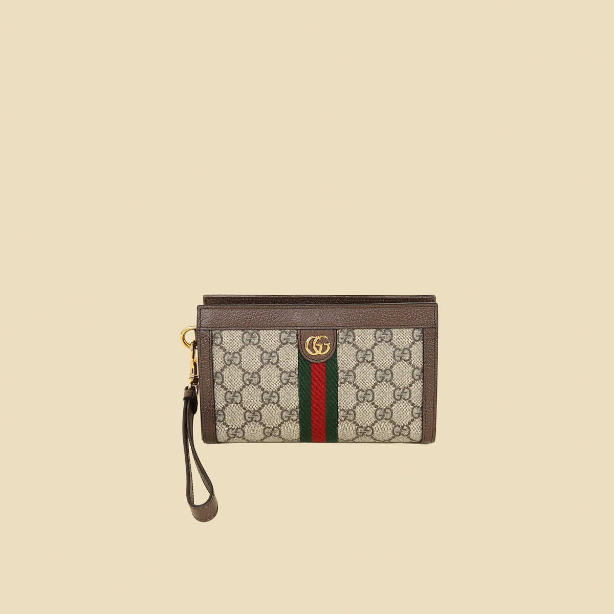 Gucci Bicolor GG Supreme Ophidia Wristlet Pouch-Gucci-THE CLOSET