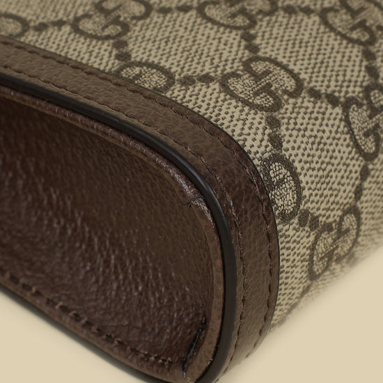 Gucci Bicolor GG Supreme Ophidia Wristlet Pouch-Gucci-THE CLOSET