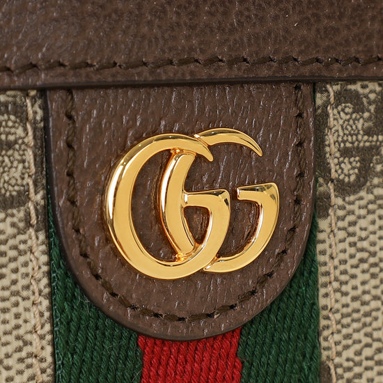 Gucci Bicolor GG Supreme Ophidia Wristlet Pouch-Gucci-THE CLOSET