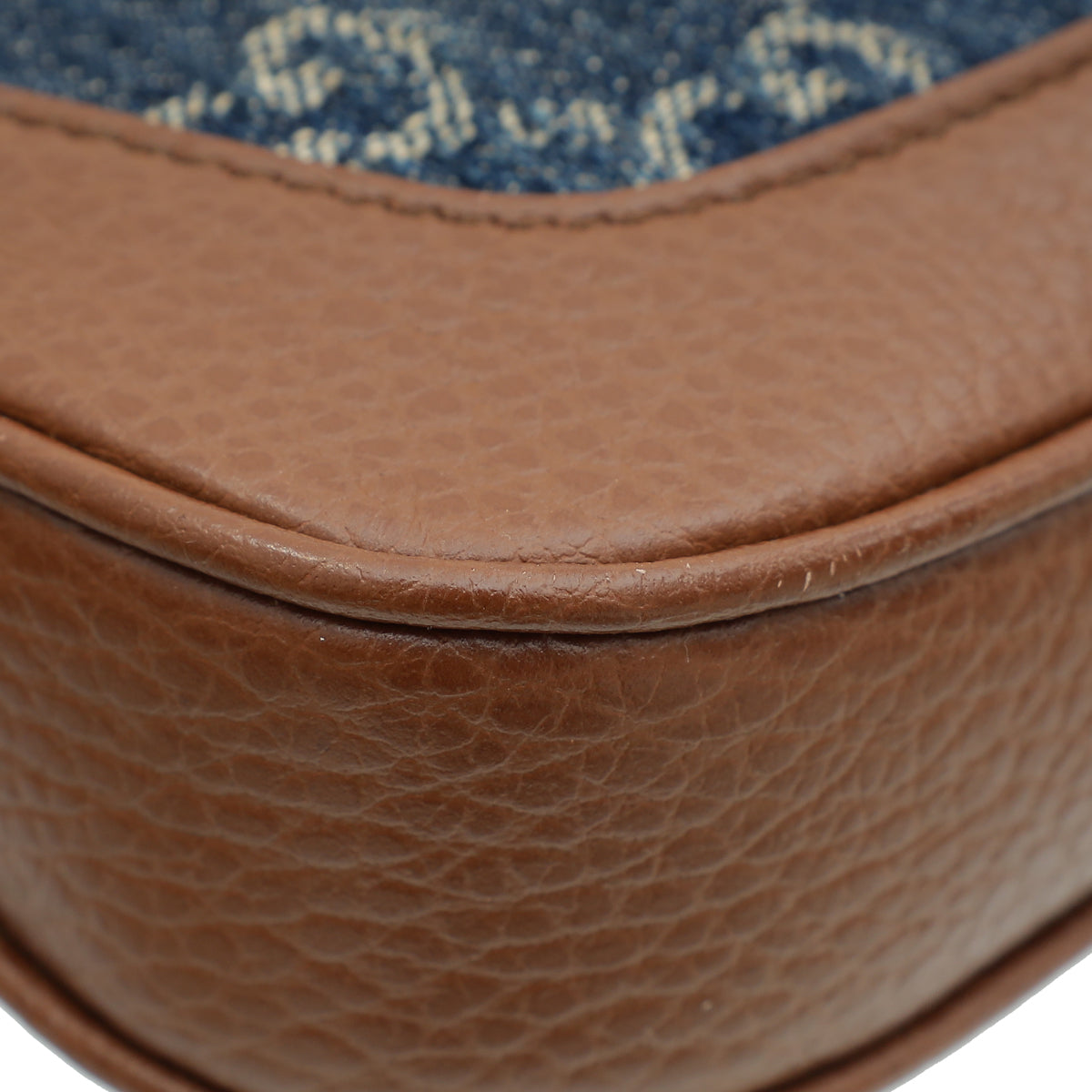 Gucci Bicolor GG Denim Jackie 1961 Mini Hobo Bag-Gucci-THE CLOSET