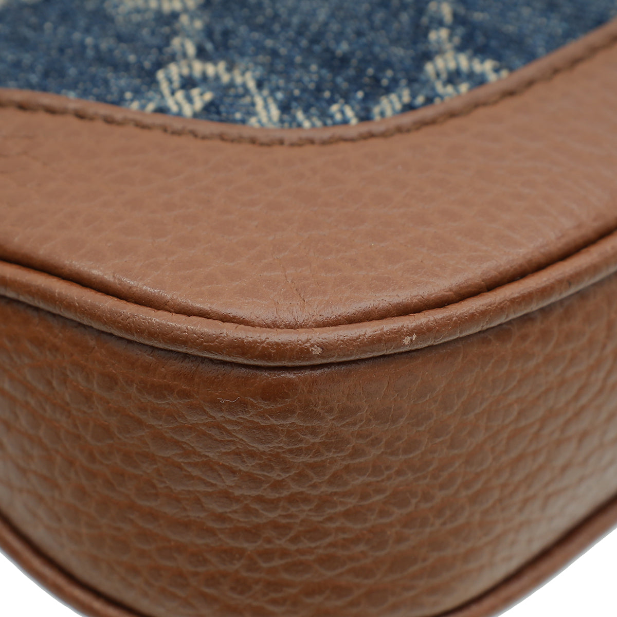 Gucci Bicolor GG Denim Jackie 1961 Mini Hobo Bag-Gucci-THE CLOSET