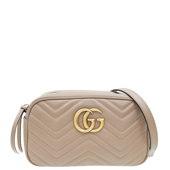 Gucci Dusty Pink GG Marmont Small Camera Bag