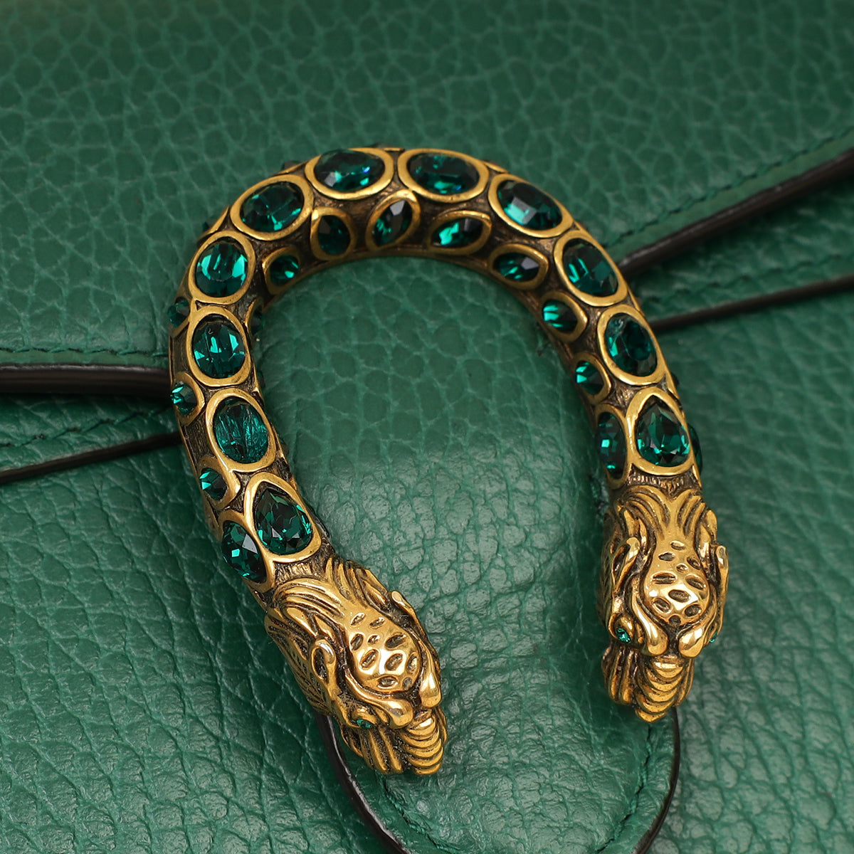 Gucci Green Crystal Dionysus Mini Bag-Gucci-THE CLOSET