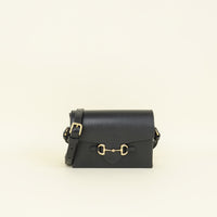 Gucci Black Horsebit 1955 Shoulder Bag