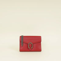 Gucci Red Dionysus Crystal Mini Chain Bag