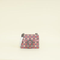 Gucci Pink Multicolor Valentine's Day Exclusive Dionysus Mini Bag