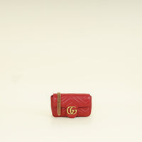 Gucci Red GG Marmont Matelasse Mini Bag